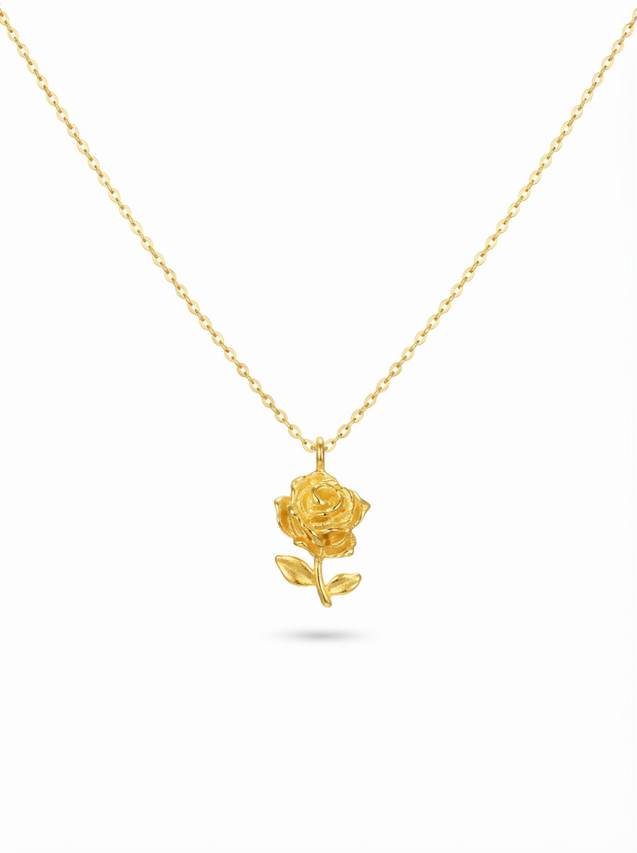 Blooming Rose Necklace