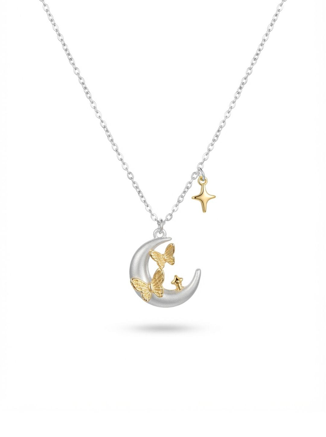 Crescent Flutter Necklace