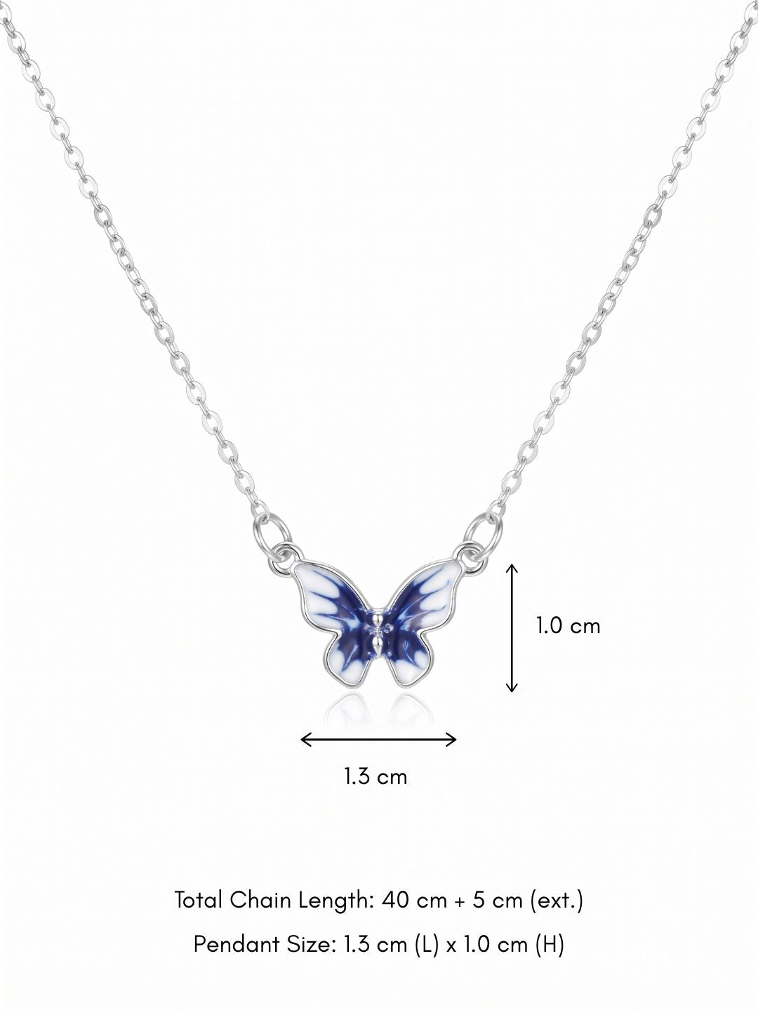 Sapphire Flutter Necklace