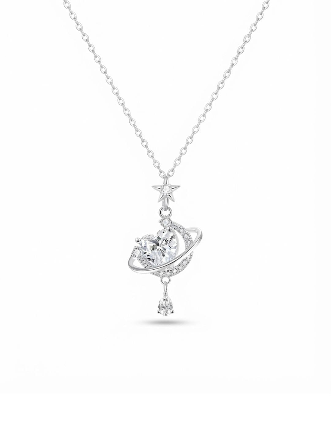Galaxy Heart Necklace
