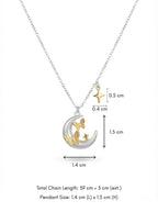 Crescent Flutter Necklace