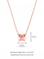 Cylindre Pendant Necklace