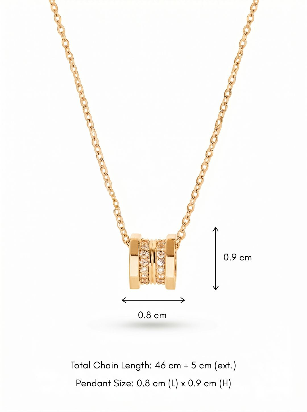 Cylindre Pendant Necklace