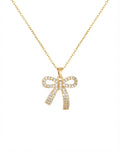Golden Bow Knot Necklace