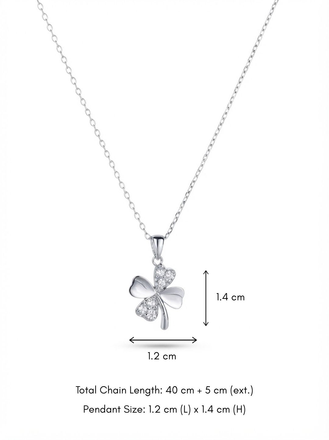 Quatrefoil Charm Necklace