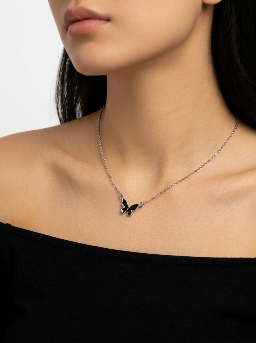 Onyx Flutter Necklace