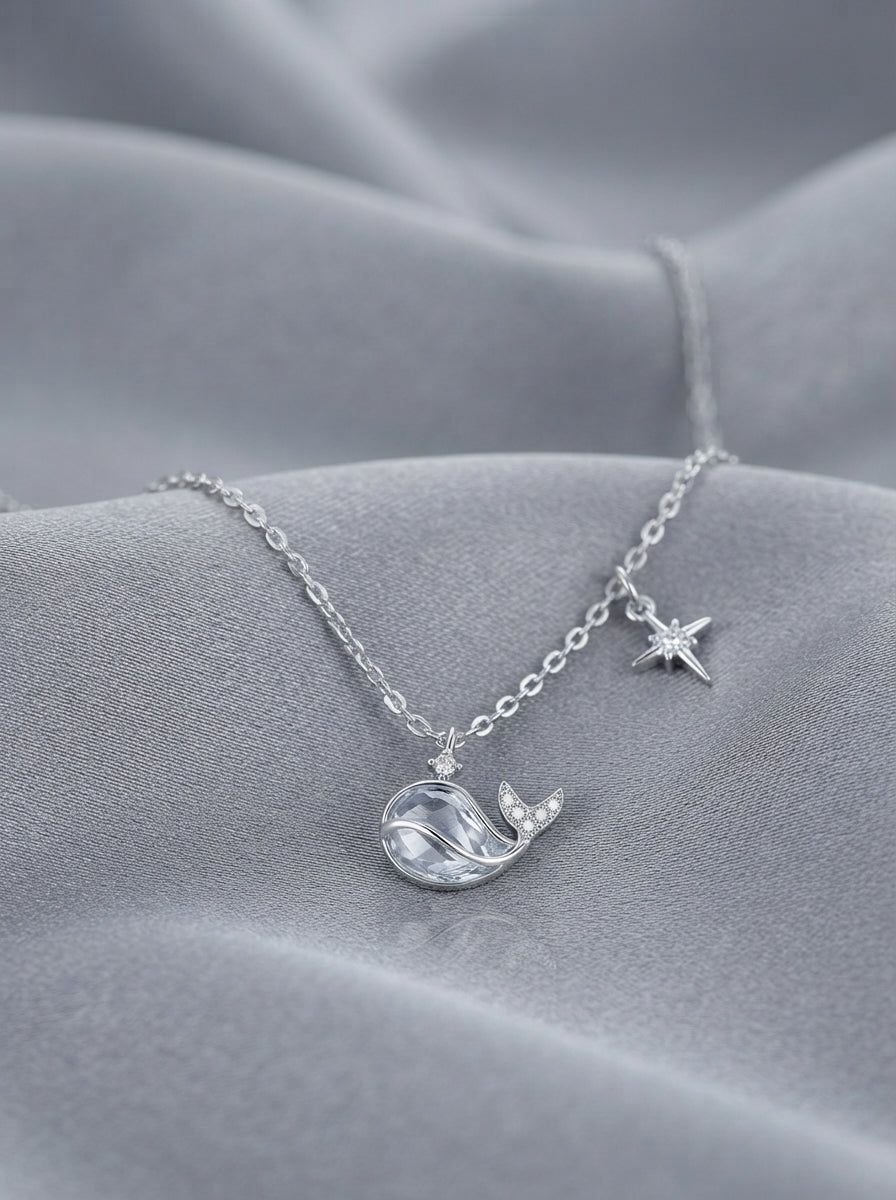 Wishing Whale Necklace