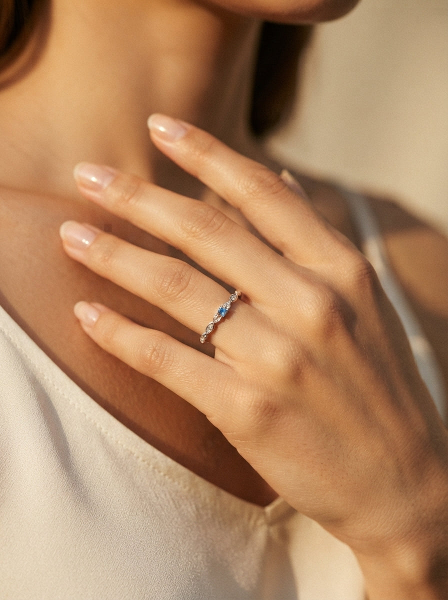 Sky Promise Ring Set