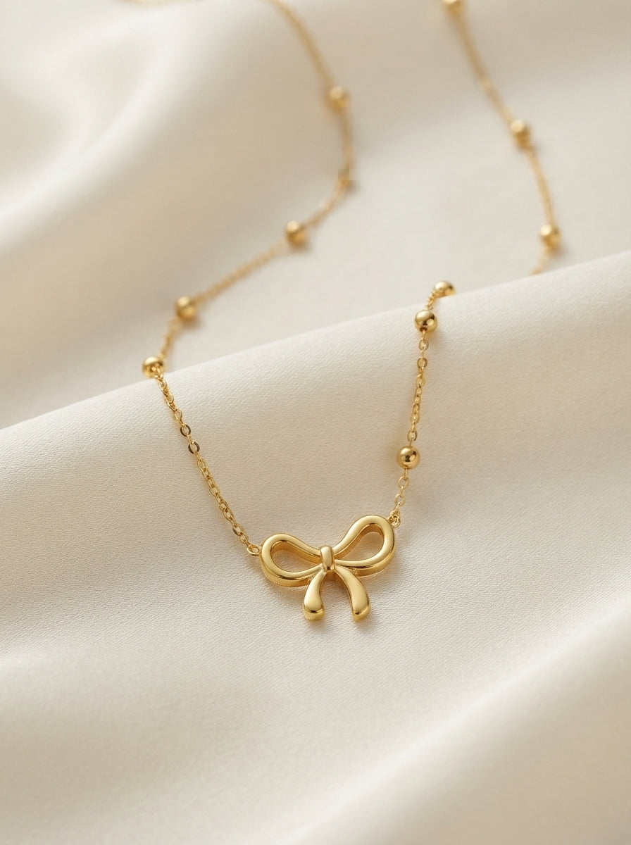 Little Bow Necklace