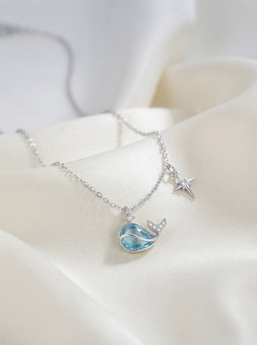 Wishing Whale Necklace