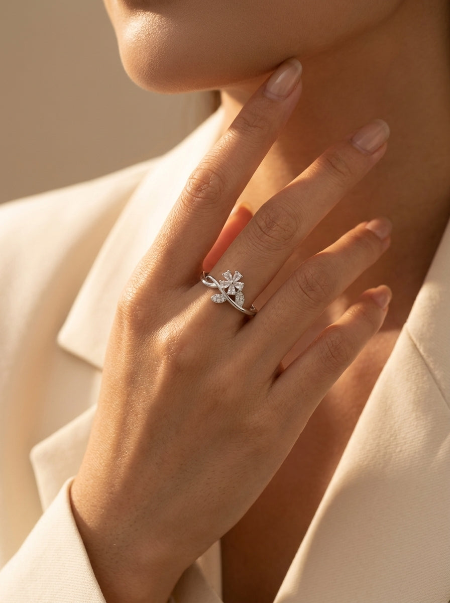 Wildflower Branch Ring