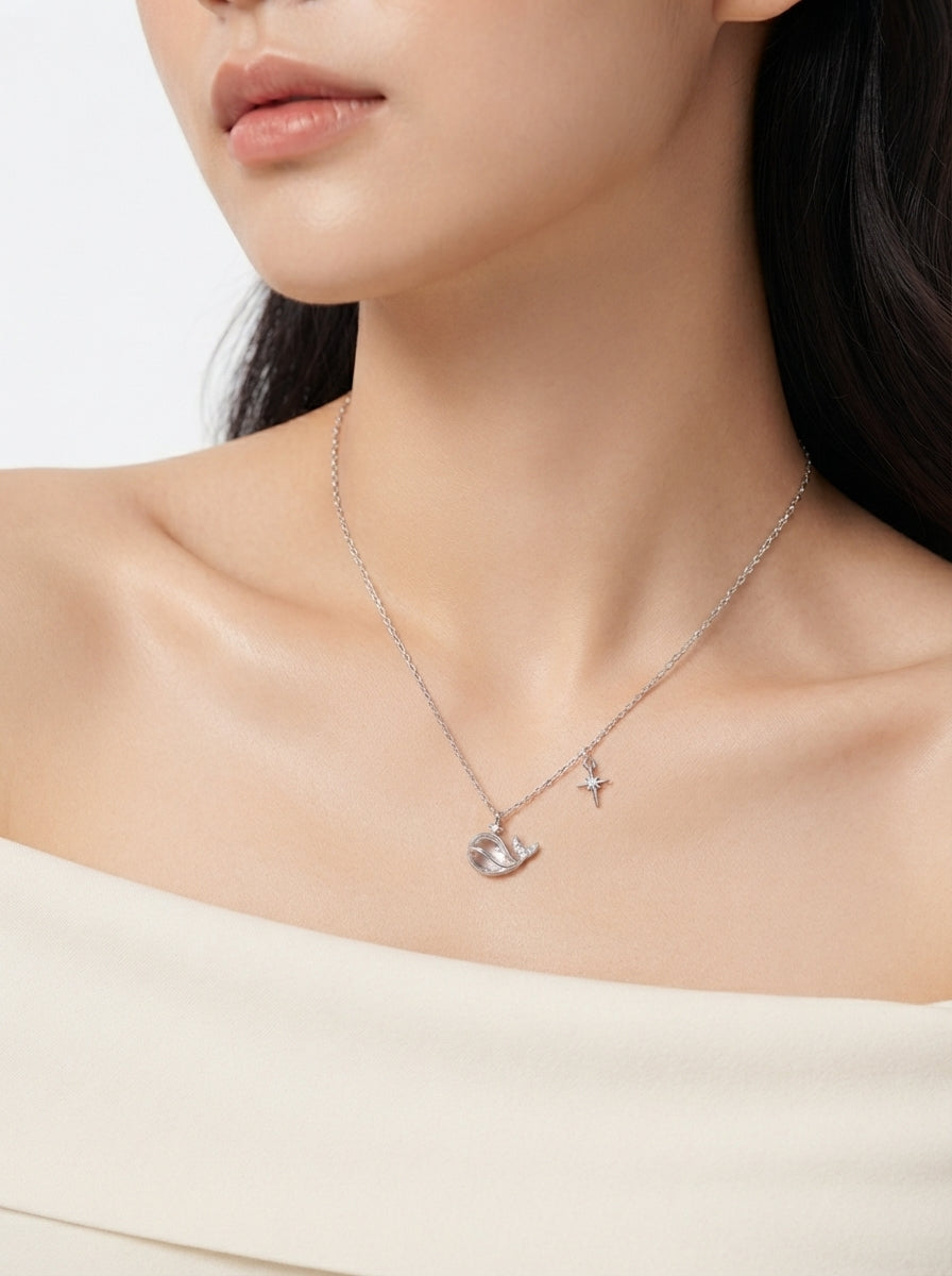 Wishing Whale Necklace