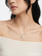 Crescent Flutter Necklace