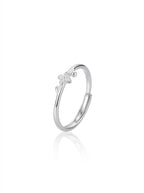 Lilac Bloom Ring Duo