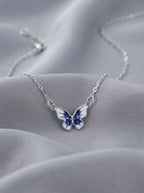 Sapphire Flutter Necklace