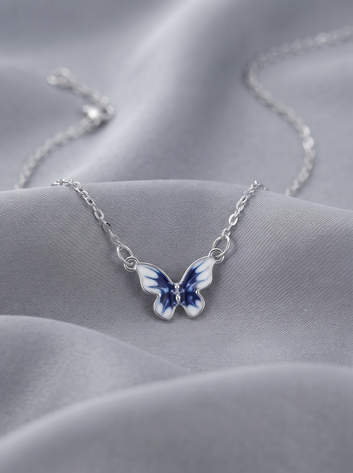 Sapphire Flutter Necklace