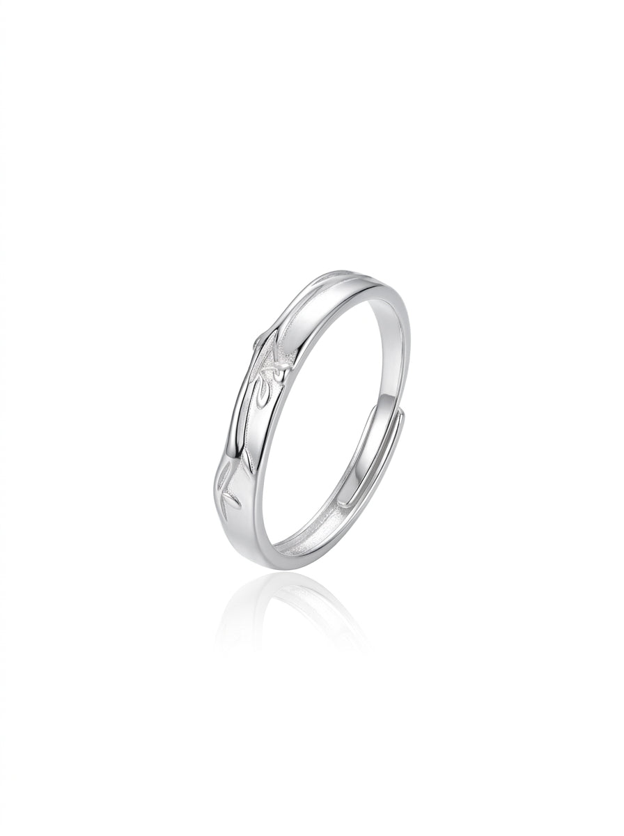 Lilac Bloom Ring Duo