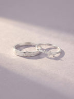 Lilac Bloom Ring Duo