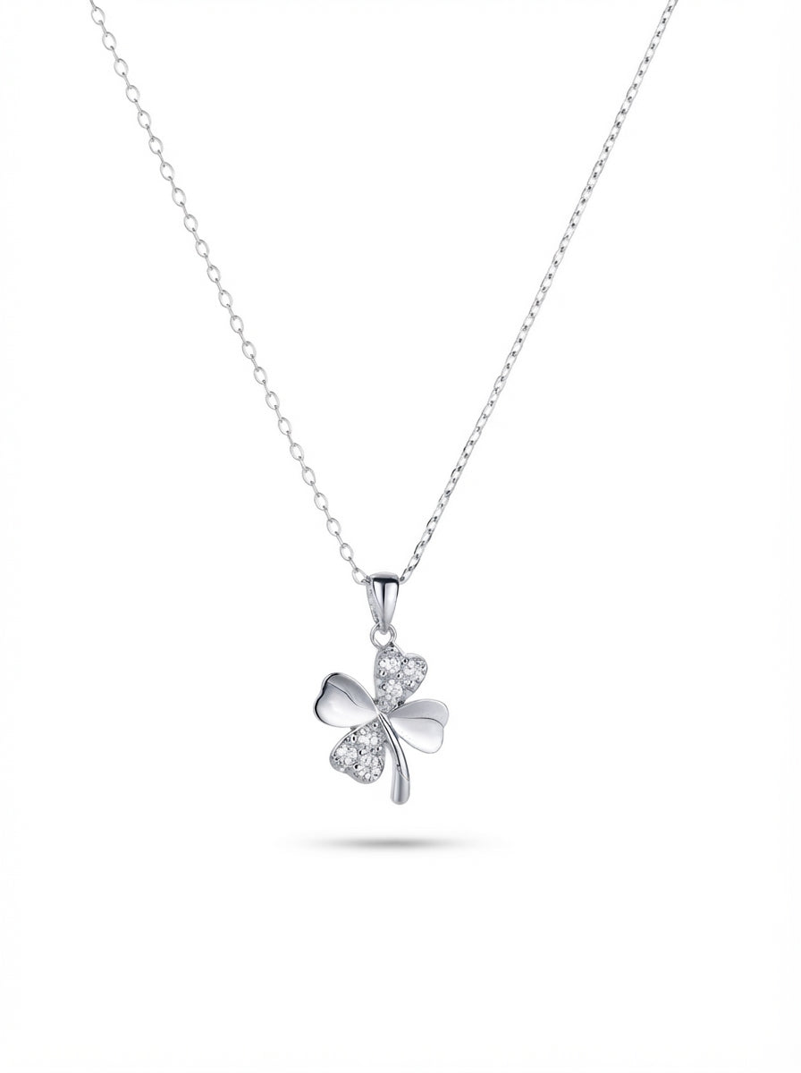 Quatrefoil Charm Necklace