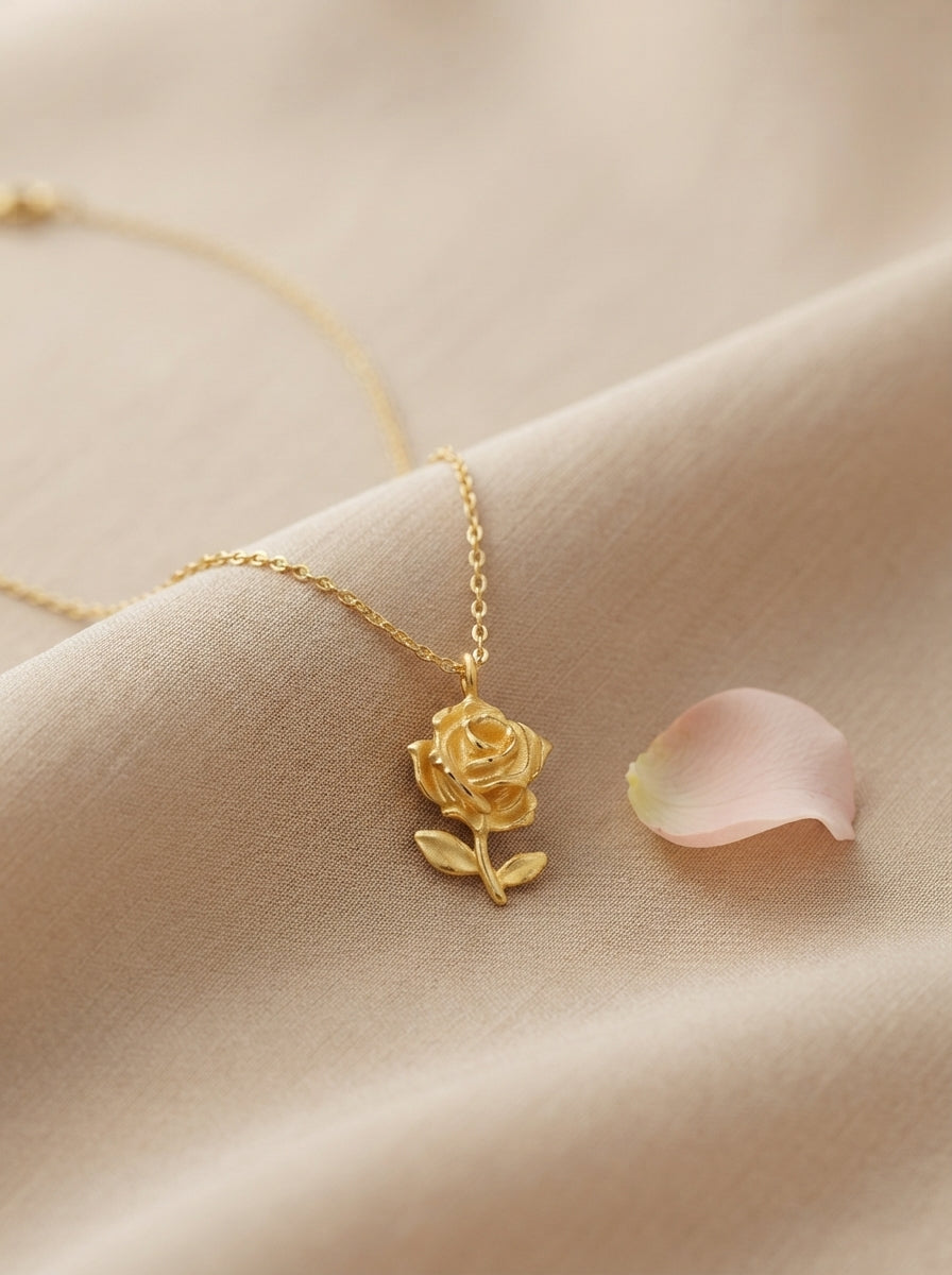 Blooming Rose Necklace